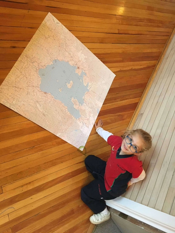 Cuadros Mapas Lagos del Sur
